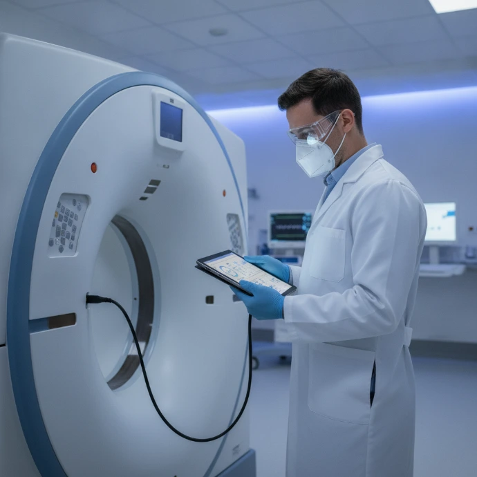 AI Generated Soporte Técnico en Sala de Imagenología